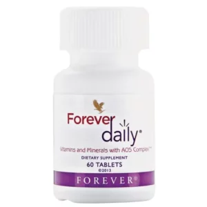frasco de vitaminas Forever Daily